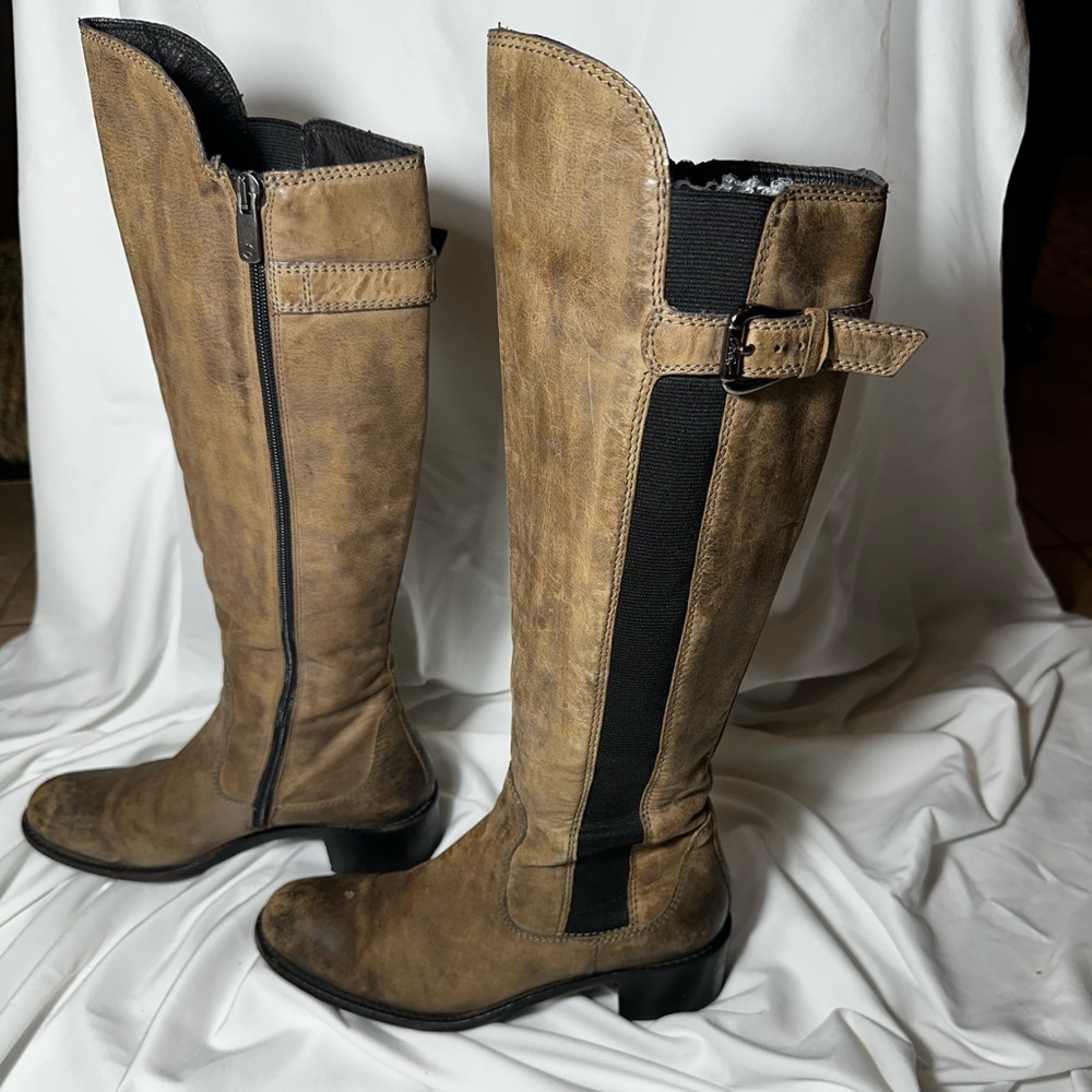 Donald J Pliner Vintage Couture Collection Italian Leather Boots Size 8 1/2